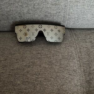 Louis Vuitton Gray Monogram Shield Sunglasses